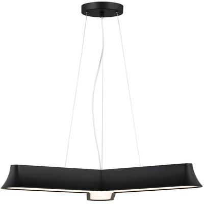 Generation Lighting - Vaughn Three-Light Chandelier - Midnight Black - 3001303-112