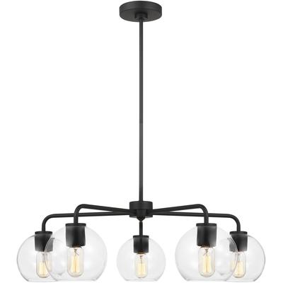 Generation Lighting - Orley Five-Light Chandelier - Midnight Black - 3002505-112