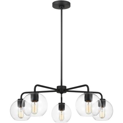 Generation Lighting - Orley Five-Light Chandelier - Midnight Black - 3002505-112