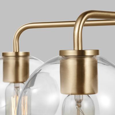 Generation Lighting - Orley Five-Light Chandelier - Satin Brass - 3002505-848