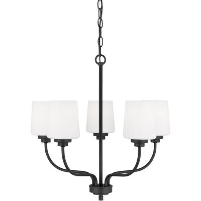 Generation Lighting - Windom 5-Light Chandelier - Midnight Black - 3102805-112