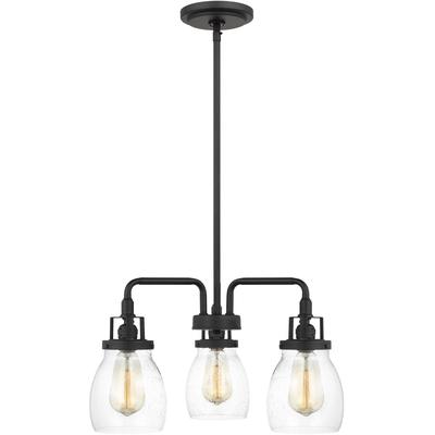 Generation Lighting - Belton 3-Light Chandelier - Midnight Black - 3114503-112