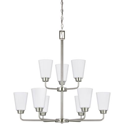 Generation Lighting - Kerrville 9-Light Chandelier - 3115209-962