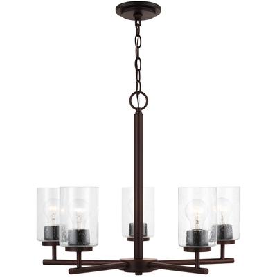 Generation Lighting - Oslo Five-Light Chandelier - Bronze - 31171-710