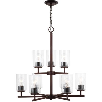 Generation Lighting - Oslo Nine-Light Chandelier - Bronze - 31172-710