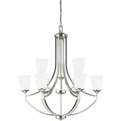 Generation Lighting - Hanford 9-Light Chandelier - 3124509EN3-962