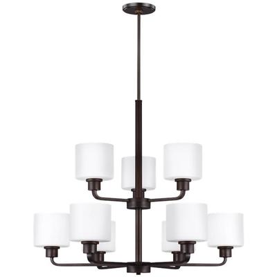 Generation Lighting - Canfield 9-Light Chandelier - 3128809-710