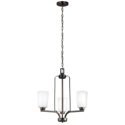 Generation Lighting - Franport 3-Light Chandelier - 3128903EN3-710