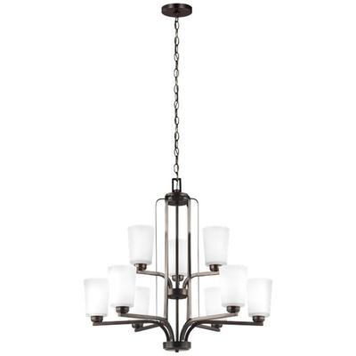 Generation Lighting - Franport 9-Light Chandelier - 3128909-710