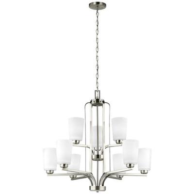 Generation Lighting - Franport 9-Light Chandelier - 3128909-962