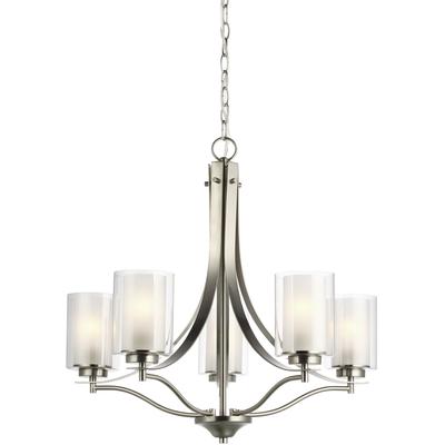 Generation Lighting - Elmwood Park 5-Light Chandelier - Brushed Nickel - 3137305-962