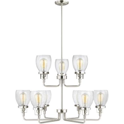 Generation Lighting - Belton 9-Light Up Chandelier - 3214509-962