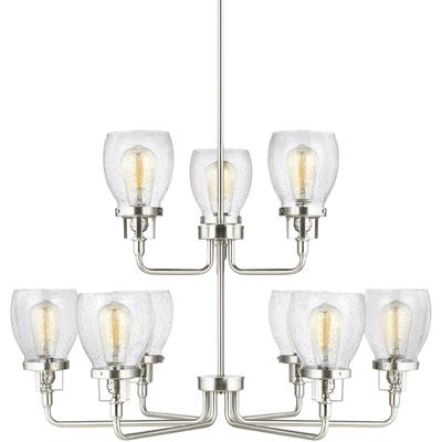 Generation Lighting - Belton 9-Light Up Chandelier - 3214509-962