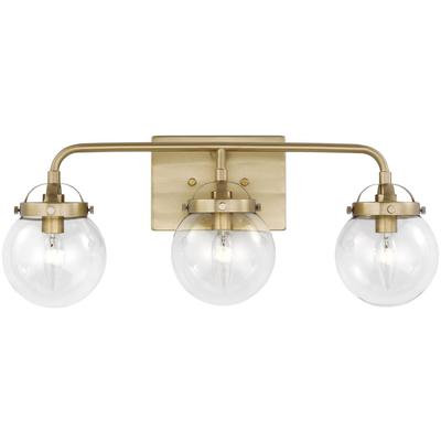 Generation Lighting - Bryce 3-Light Wall/Bath Fixture - Satin Brass - 4000403-848