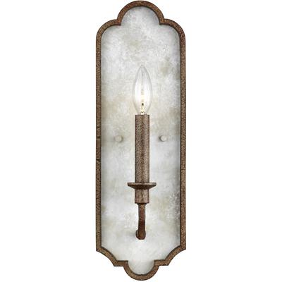 Generation Lighting - Spruce 1-Light Wall/Bath Sconce - Distressed White Wood - 4000501-748