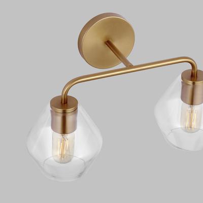 Generation Lighting - Jett Two-Light Vanity - Satin Brass - 4002402-848