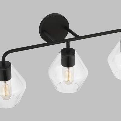 Generation Lighting - Jett Three-Light Vanity - Midnight Black - 4002403-112