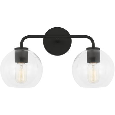 Generation Lighting - Orley Two-Light Vanity - Midnight Black - 4002502-112