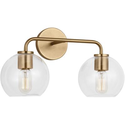 Generation Lighting - Orley Two-Light Vanity - Satin Brass - 4002502-848