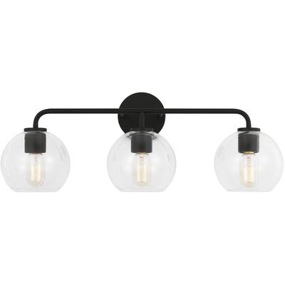 Generation Lighting - Orley Three-Light Vanity - Midnight Black - 4002503-112