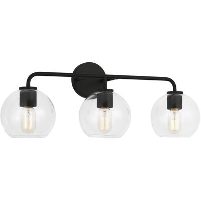 Generation Lighting - Orley Three-Light Vanity - Midnight Black - 4002503-112