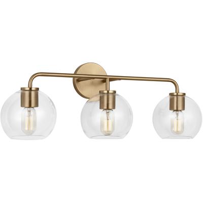 Generation Lighting - Orley Three-Light Vanity - Satin Brass - 4002503-848