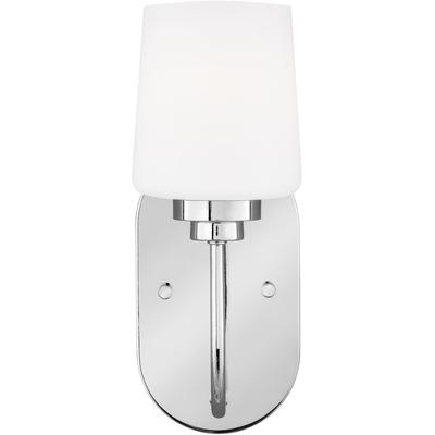 Generation Lighting - Windom 1-Light Wall/Bath Sconce - Chrome - 4102801-05