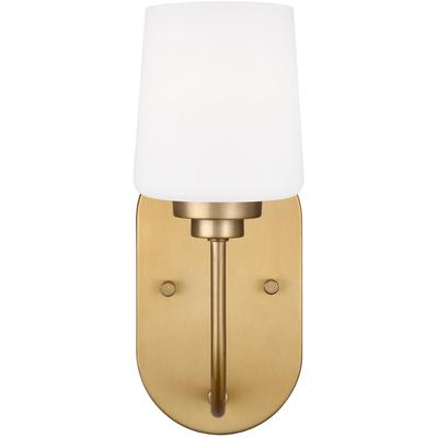 Generation Lighting - Windom 1-Light Wall/Bath Sconce - Satin Brass - 4102801-848