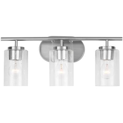 Generation Lighting - Oslo Three-Light Bathroom Fixture - Brushed Nickel - 41172-962