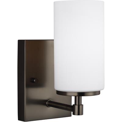 Generation Lighting - Alturas 1-Light Wall/Bath Sconce - Brushed Oil Rubbed Bronze - 4124601-778