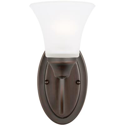 Generation Lighting - Holman 1-Light Wall/Bath Sconce - Bronze - 41806-710