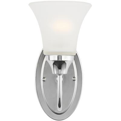 Generation Lighting - Holman 1-Light LED Wall/Bath Sconce - Chrome - 41806EN3-05