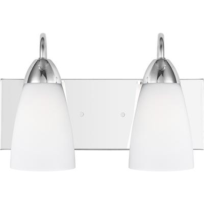 Generation Lighting - Seville 2-Light Wall/Bath Fixture - Chrome - 4420202EN3-05