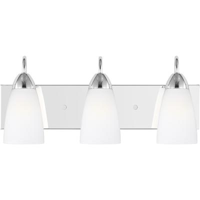 Generation Lighting - Seville 3-Light Wall/Bath Fixture - Chrome - 4420203EN3-05