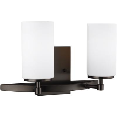 Generation Lighting - Alturas 2-Light Wall/Bath Fixture - Brushed Oil Rubbed Bronze - 4424602EN3-778