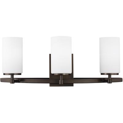 Generation Lighting - Alturas 3-Light Wall/Bath Fixture - Brushed Oil Rubbed Bronze - 4424603EN3-778