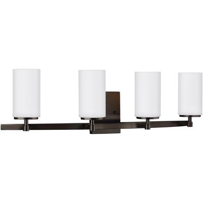 Generation Lighting - Alturas 4-Light Wall/Bath Fixture - Brushed Oil Rubbed Bronze - 4424604EN3-778