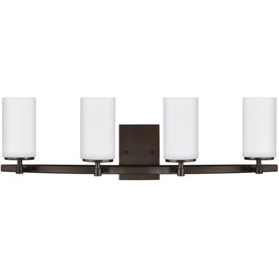 Generation Lighting - Alturas 4-Light Wall/Bath Fixture - Brushed Oil Rubbed Bronze - 4424604EN3-778