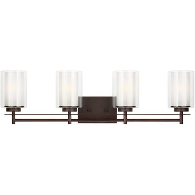 Generation Lighting - Elmwood Park 4-Light Wall Bath Fixture - 4437304EN3-710