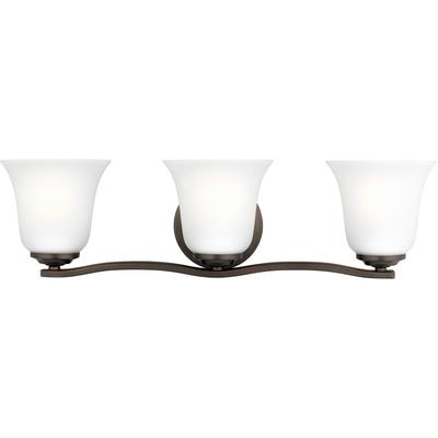 Generation Lighting - Emmons 3-Light Wall Bath Fixture - 4439003EN3-710