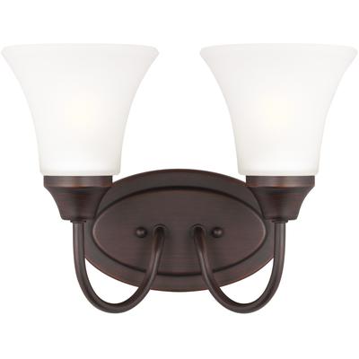 Generation Lighting - Holman 2-Light Wall Bath Fixture - 44806-710