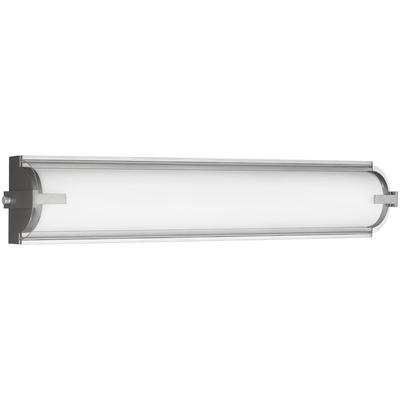 Generation Lighting - Braunfels Medium 2-Light LED Wall/Bath Light - Satin Aluminum - 4535793S-04