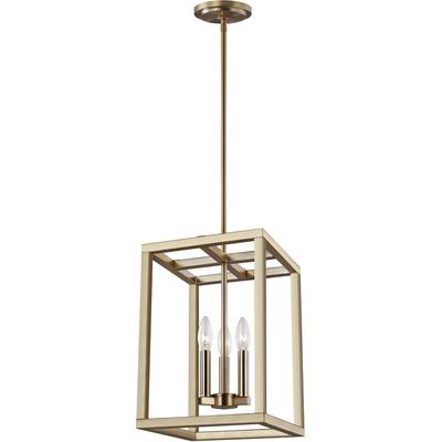 Generation Lighting - Moffet Street 3-Light Hall/Foyer Fixture - Satin Bronze - 5134503-848