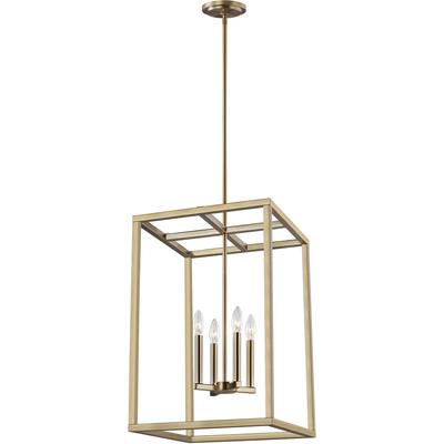 Generation Lighting - Moffet Street 4-Light Hall/Foyer Fixture - Satin Bronze - 5134504-848