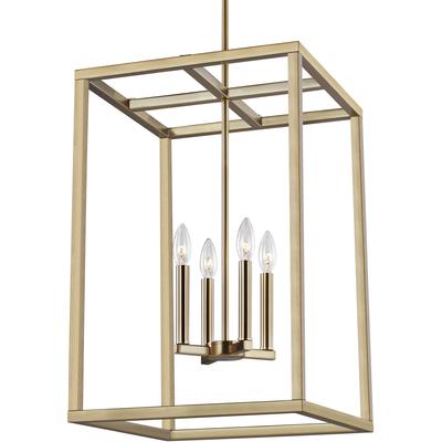 Generation Lighting - Moffet Street 4-Light Hall/Foyer Fixture - Satin Bronze - 5134504-848