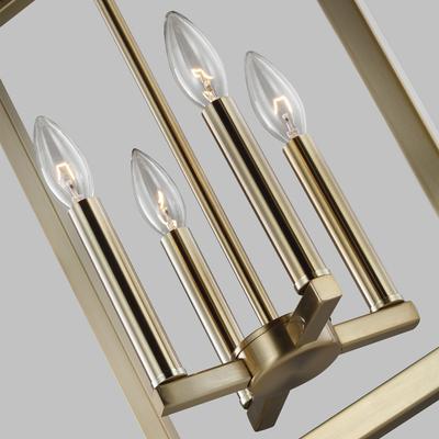 Generation Lighting - Moffet Street 4-Light Hall/Foyer Fixture - Satin Bronze - 5134504-848