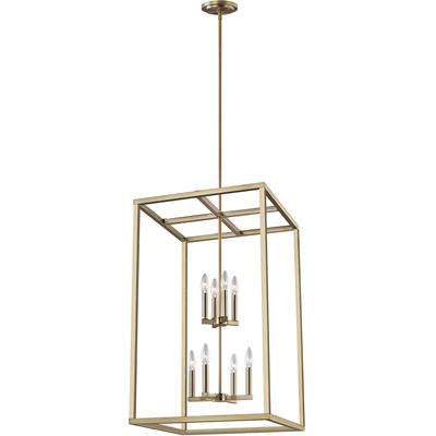 Generation Lighting - Moffet Street 8-Light Hall/Foyer Fixture - Satin Bronze - 5134508-848