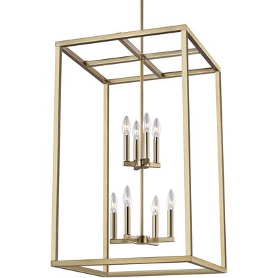 Generation Lighting - Moffet Street 8-Light Hall/Foyer Fixture - Satin Bronze - 5134508-848