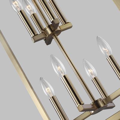 Generation Lighting - Moffet Street 8-Light Hall/Foyer Fixture - Satin Bronze - 5134508-848