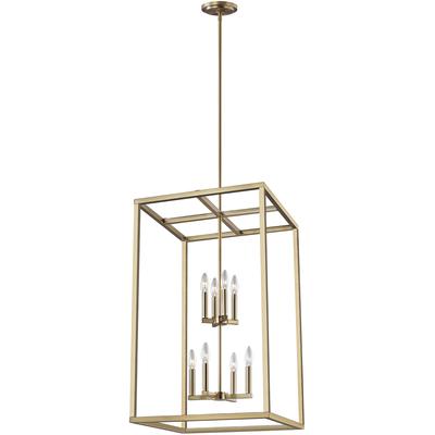 Generation Lighting - Moffet Street 8-Light Hall/Foyer Fixture - Satin Bronze - 5134508EN-848